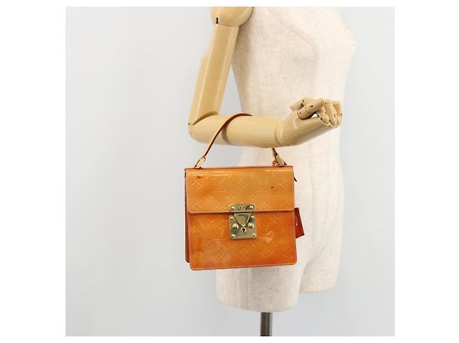 LOUIS VUITTON Borsa Vernis Spring Street Rosa Marshmallow M91033 LV Auth bs34576 - vista 25
