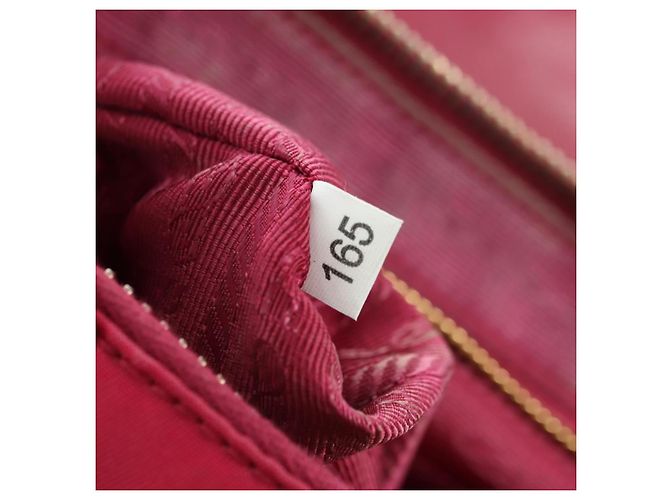 PRADA Borsa a Spalla con Catena Nylon Rosa Oro Auth 177013V D'oro - vista 11