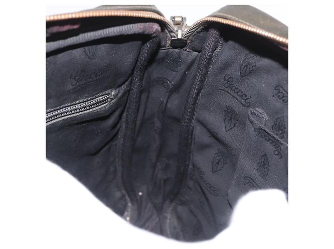 Borsa a Spalla GUCCI GG Implementation PVC Bronzo Argento 201448 Auth ka4233 - vista 19