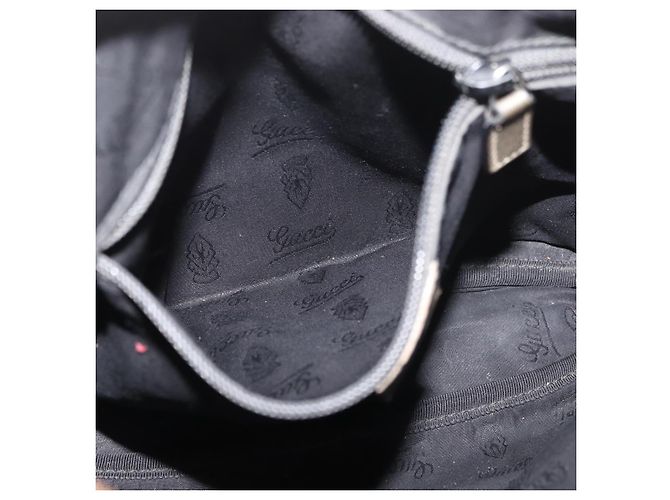 Borsa a Spalla GUCCI GG Implementation PVC Bronzo Argento 201448 Auth ka4233 - vista 22
