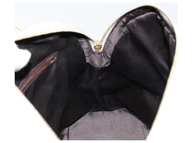 SAINT LAURENT Muse Borsa a Mano Punta Pelle Patinata Avorio Oro 156464 Auth 177545 D'oro Crudo - vista 21