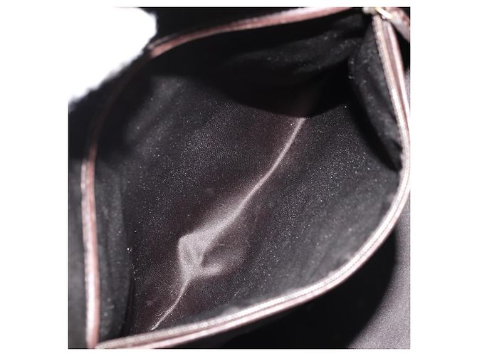 SAINT LAURENT Muse Borsa a Mano Punta Pelle Patinata Avorio Oro 156464 Auth 177545 D'oro Crudo - vista 24