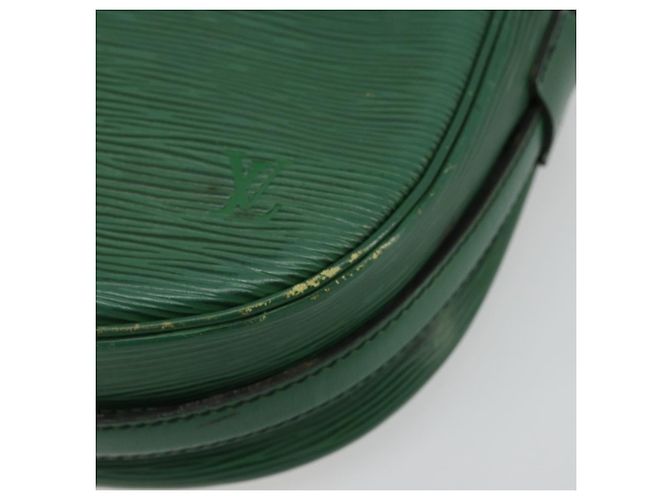 LOUIS VUITTON Borsa a Spalla Epi Jeune Fille MM Verde M52154 LV Auth BA12391 - vista 15