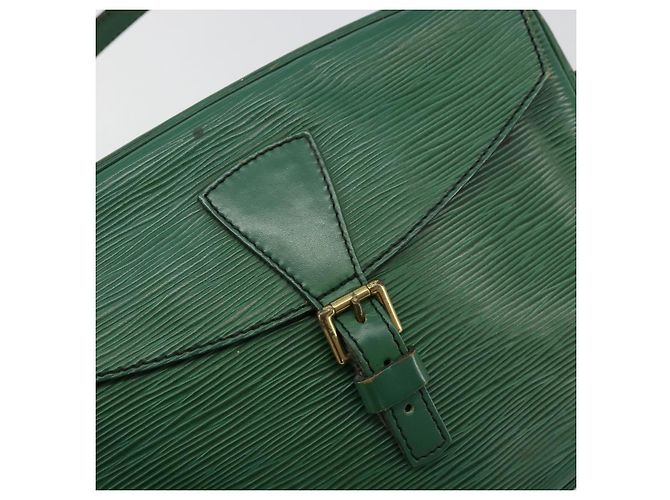 LOUIS VUITTON Borsa a Spalla Epi Jeune Fille MM Verde M52154 LV Auth BA12391 - vista 19