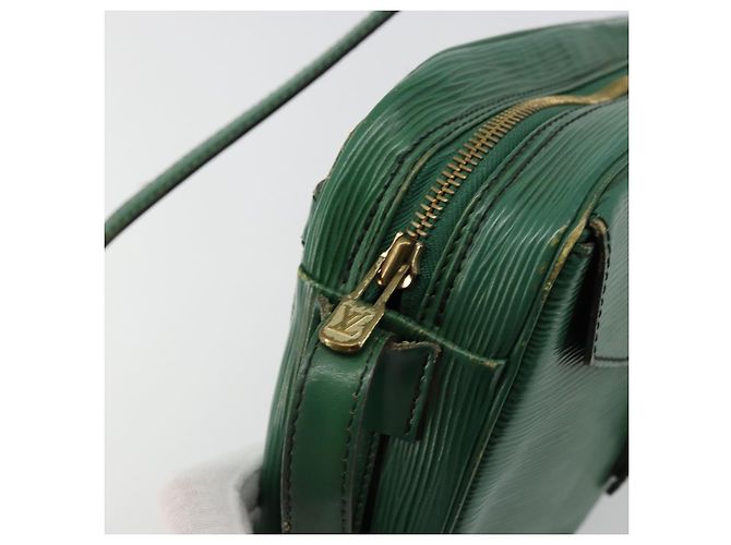 LOUIS VUITTON Borsa a Spalla Epi Jeune Fille MM Verde M52154 LV Auth BA12391 - vista 20