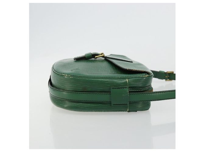 LOUIS VUITTON Borsa a Spalla Epi Jeune Fille MM Verde M52154 LV Auth BA12391 - vista 3