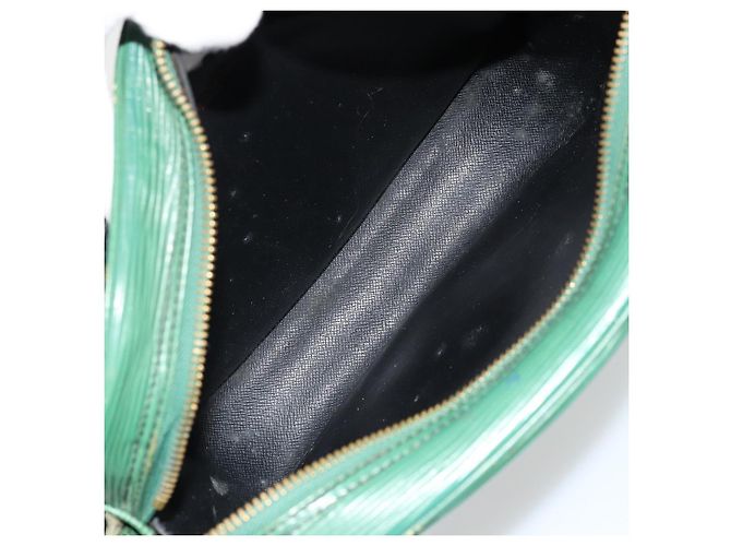 LOUIS VUITTON Borsa a Spalla Epi Jeune Fille MM Verde M52154 LV Auth BA12391 - vista 8