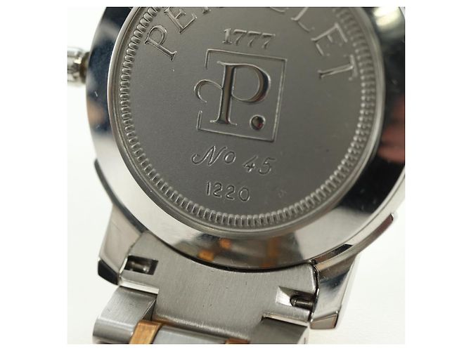 PERRELET Doppelrotor-Uhr Zweifarbendesign Nr. 45 Edelstahl Auth am6930SM Silber - Ansicht 9