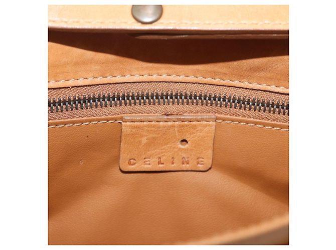 Céline Borsa a Spalla in Tela Macadam C di CELINE in Suede Rosa Oro Auth 178989A D'oro - vista 10