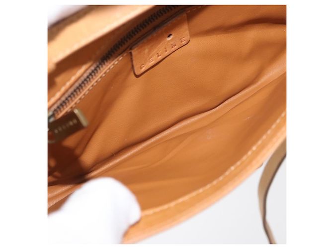 Céline Borsa a Spalla in Tela Macadam C di CELINE in Suede Rosa Oro Auth 178989A D'oro - vista 11