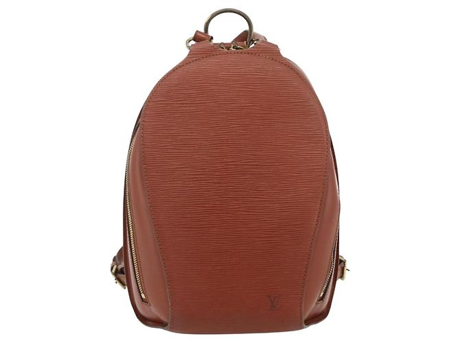 LOUIS VUITTON Zaino Epi Mabillon Marrone M52233 LV Auth 177640 - vista 13