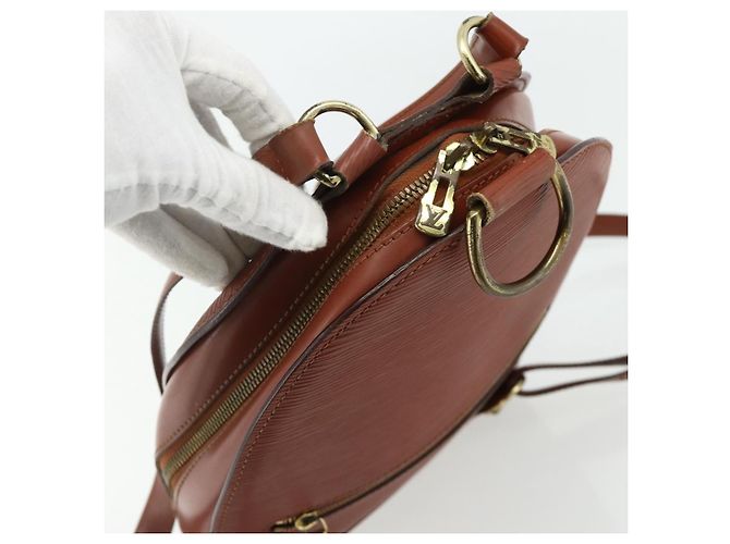 LOUIS VUITTON Zaino Epi Mabillon Marrone M52233 LV Auth 177640 - vista 6
