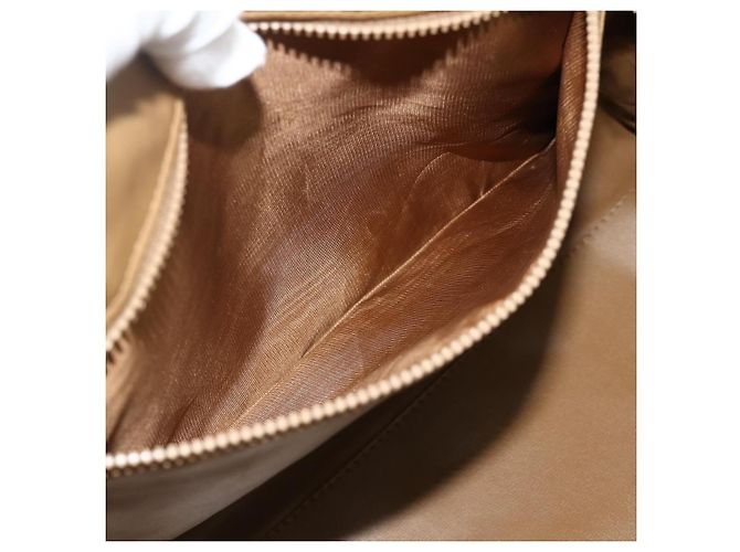 Céline Bolsa de mão em lona Macadam CELINE em couro PVC marrom e dourado Auth ka4217 - vista 21