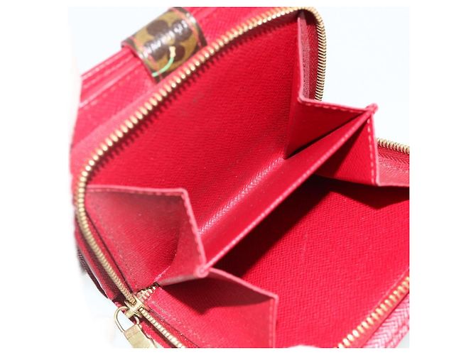 LOUIS VUITTON Monogram Cherry Compact Zip Bifold Wallet M95005 LV Auth 178602A - view 10