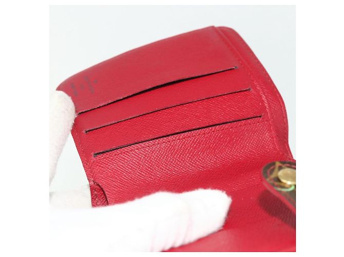 LOUIS VUITTON Monogram Cherry Compact Zip Bifold Wallet M95005 LV Auth 178602A - view 20