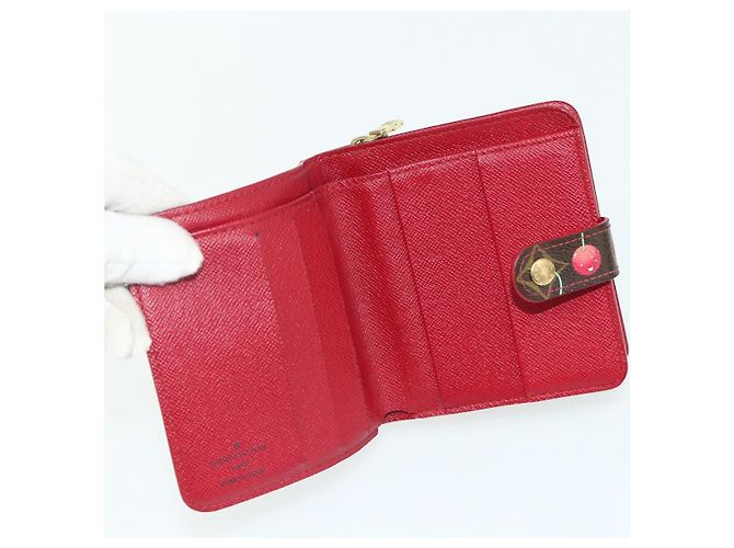 LOUIS VUITTON Monogram Cherry Compact Zip Bifold Wallet M95005 LV Auth 178602A - view 8