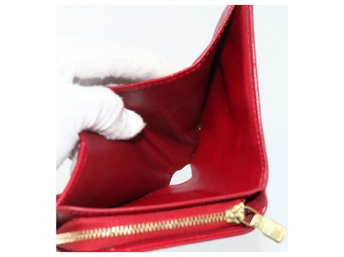 LOUIS VUITTON Monogram Cherry Compact Zip Bifold Wallet M95005 LV Auth 178602A - view 9
