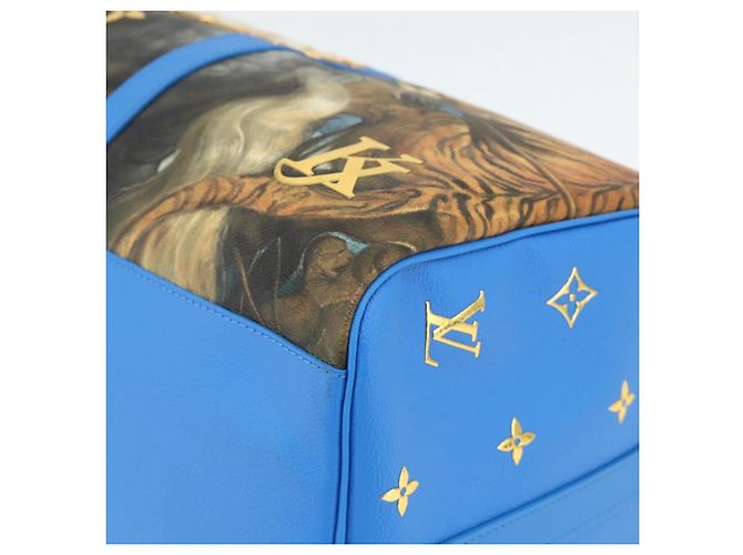LOUIS VUITTON Collezione Masters Keepall Bandouliere 50 M43344 LV Auth 167273SM Blu - vista 16