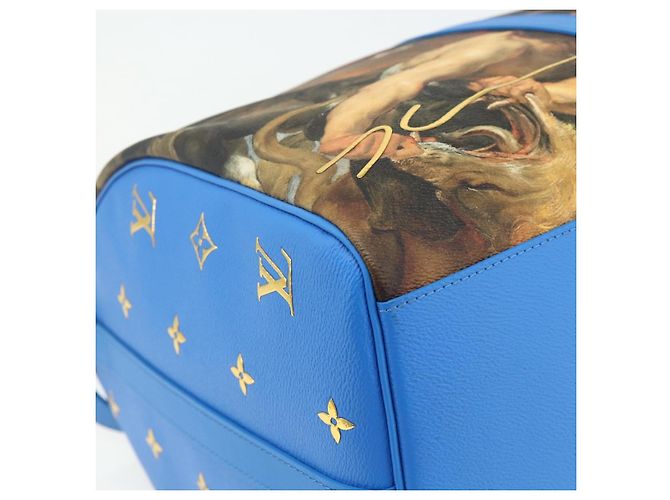 LOUIS VUITTON Collezione Masters Keepall Bandouliere 50 M43344 LV Auth 167273SM Blu - vista 19