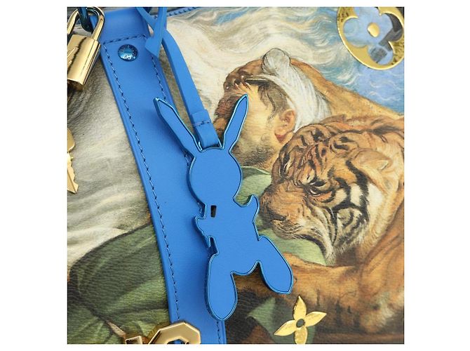 LOUIS VUITTON Collezione Masters Keepall Bandouliere 50 M43344 LV Auth 167273SM Blu - vista 22