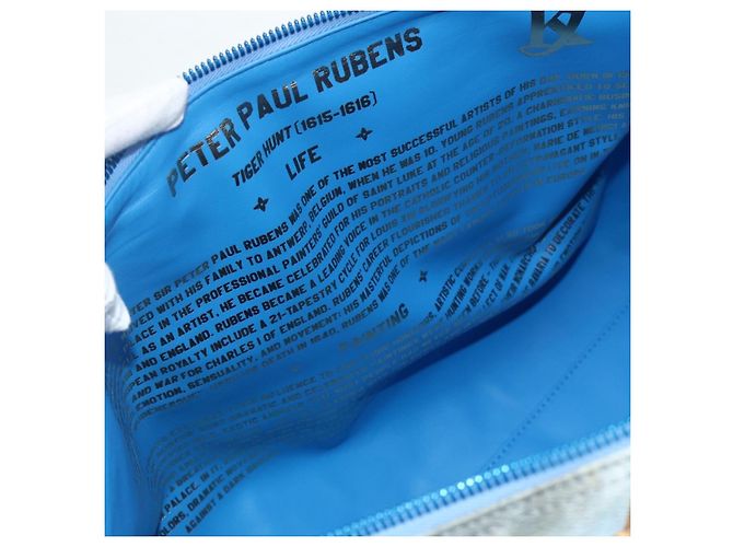LOUIS VUITTON Collezione Masters Keepall Bandouliere 50 M43344 LV Auth 167273SM Blu - vista 26