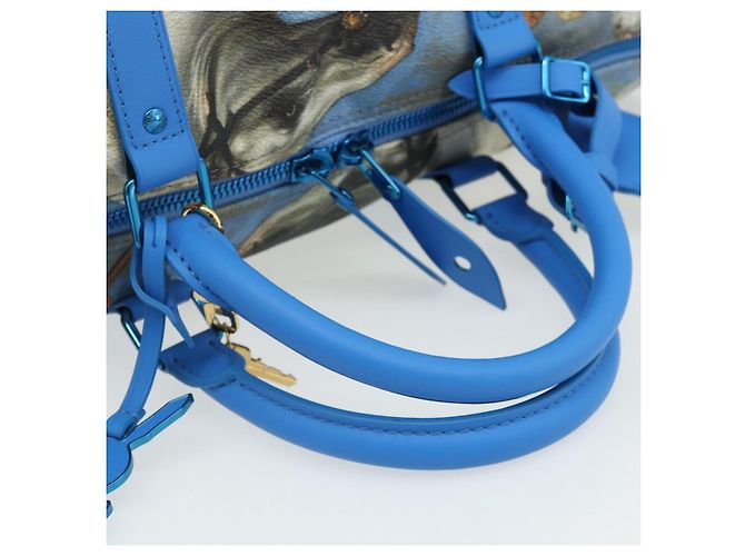 LOUIS VUITTON Collezione Masters Keepall Bandouliere 50 M43344 LV Auth 167273SM Blu - vista 7