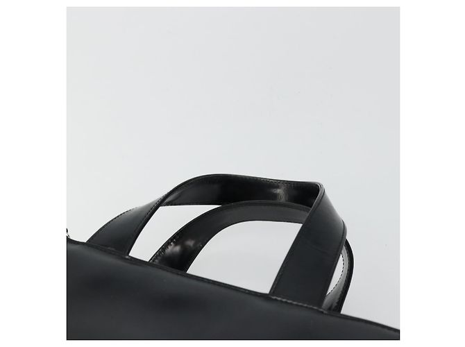 Borsa a mano GUCCI in pelle verniciata nera e argento 000 2058 0504 5 Auth 177486 Nero - vista 8