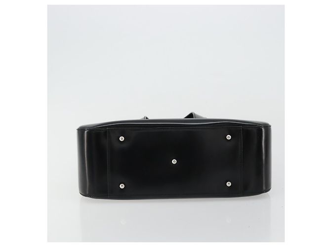 Borsa a mano GUCCI in pelle verniciata nera e argento 000 2058 0504 5 Auth 177486 Nero - vista 9