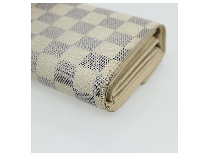 LOUIS VUITTON Portafoglio Alexandra Damier Azur Auth bs35094 - vista 15