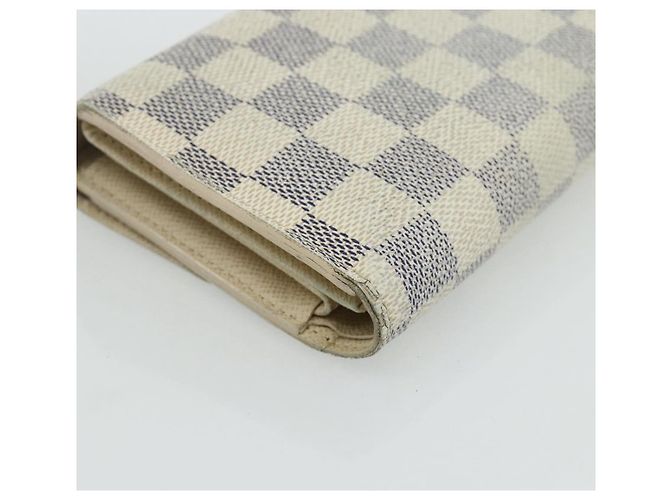 LOUIS VUITTON Portafoglio Alexandra Damier Azur Auth bs35094 - vista 16
