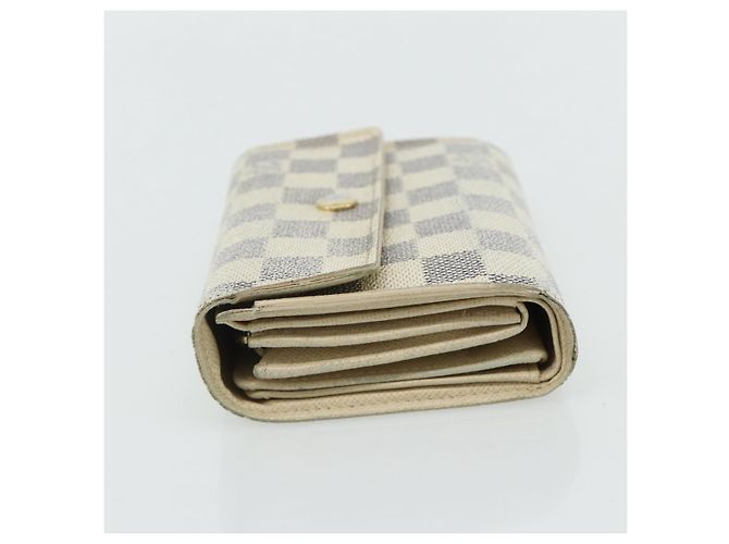 LOUIS VUITTON Portafoglio Alexandra Damier Azur Auth bs35094 - vista 3