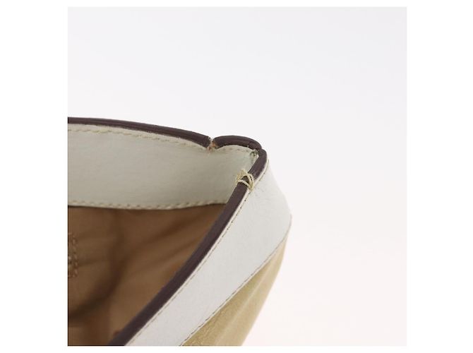 Miu Miu Handtasche aus Leder Beige Silber Authentisch bs34801 - Ansicht 11