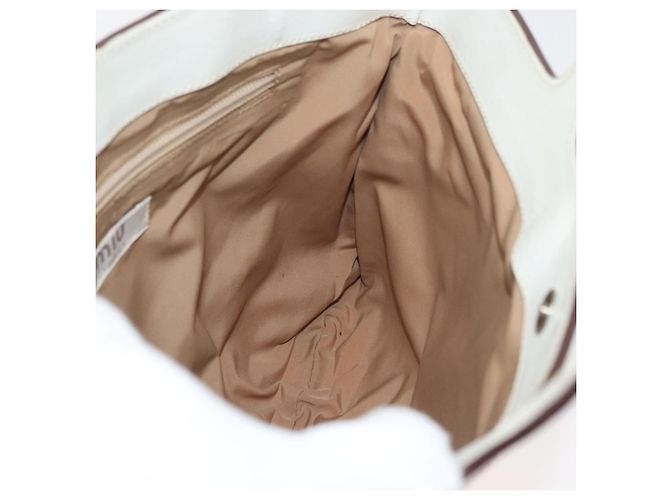 Miu Miu Handtasche aus Leder Beige Silber Authentisch bs34801 - Ansicht 20