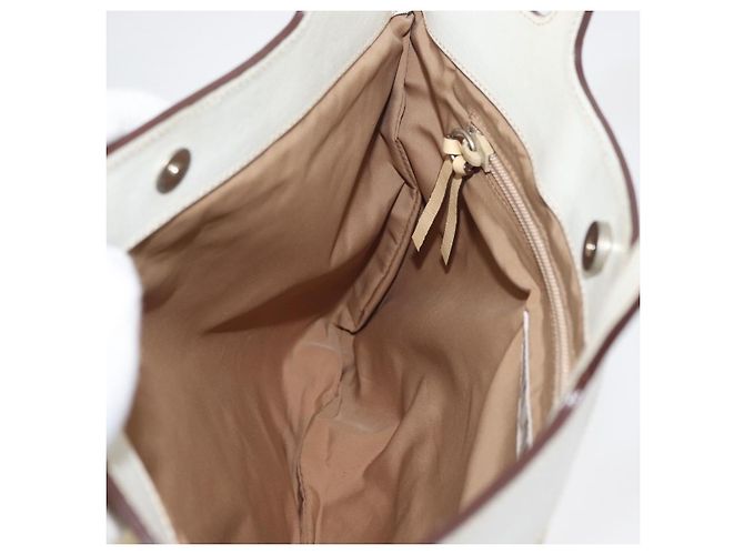 Miu Miu Handtasche aus Leder Beige Silber Authentisch bs34801 - Ansicht 21