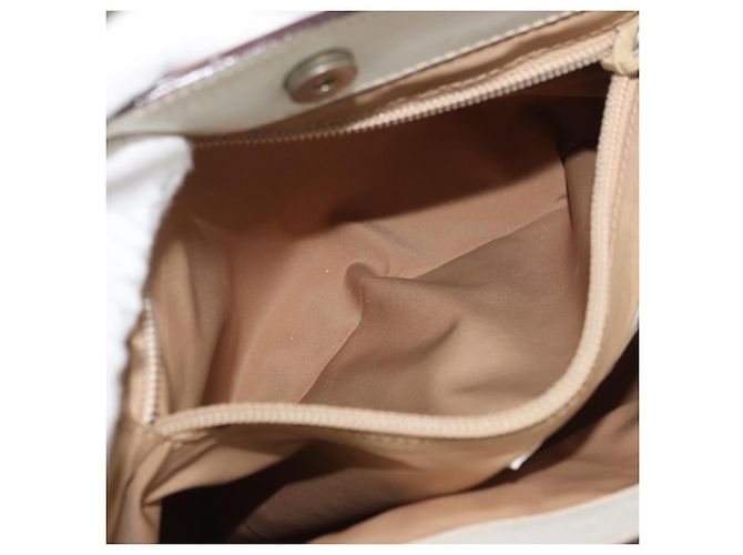 Miu Miu Handtasche aus Leder Beige Silber Authentisch bs34801 - Ansicht 23