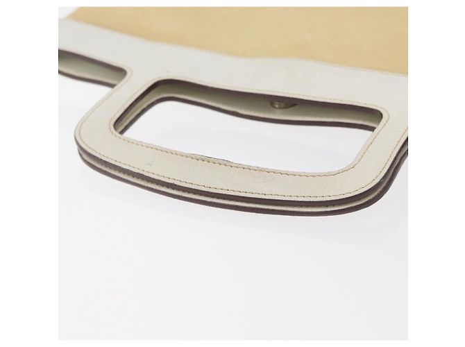 Miu Miu Handtasche aus Leder Beige Silber Authentisch bs34801 - Ansicht 8