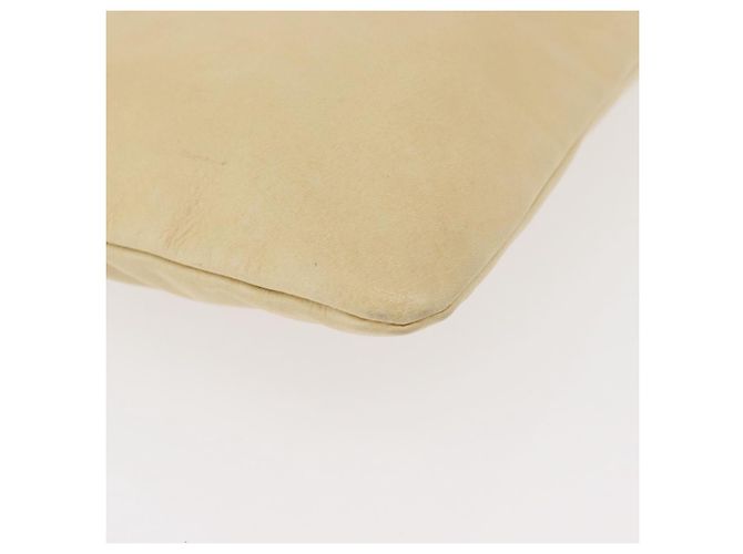 Miu Miu Handtasche aus Leder Beige Silber Authentisch bs34801 - Ansicht 9