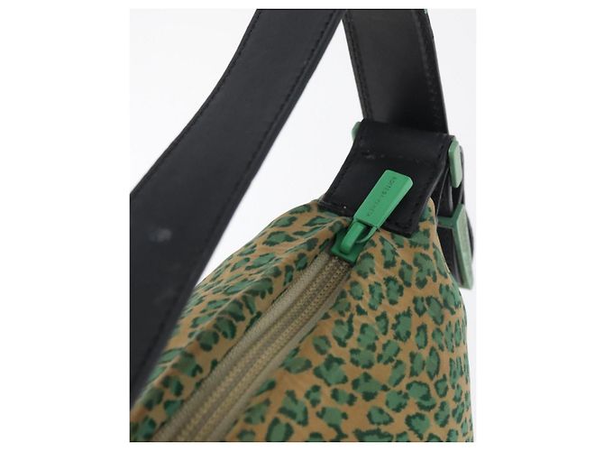 BOTTEGA VENETA Shoulder Bag Nylon Green Auth bs34945 - view 10