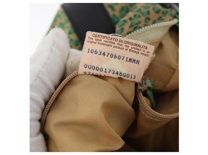 BOTTEGA VENETA Shoulder Bag Nylon Green Auth bs34945 - view 12