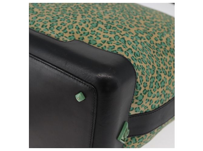 BOTTEGA VENETA Shoulder Bag Nylon Green Auth bs34945 - view 14