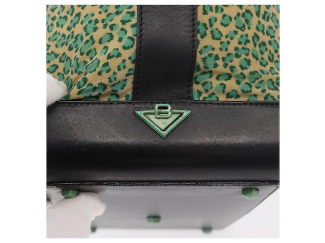 BOTTEGA VENETA Shoulder Bag Nylon Green Auth bs34945 - view 17