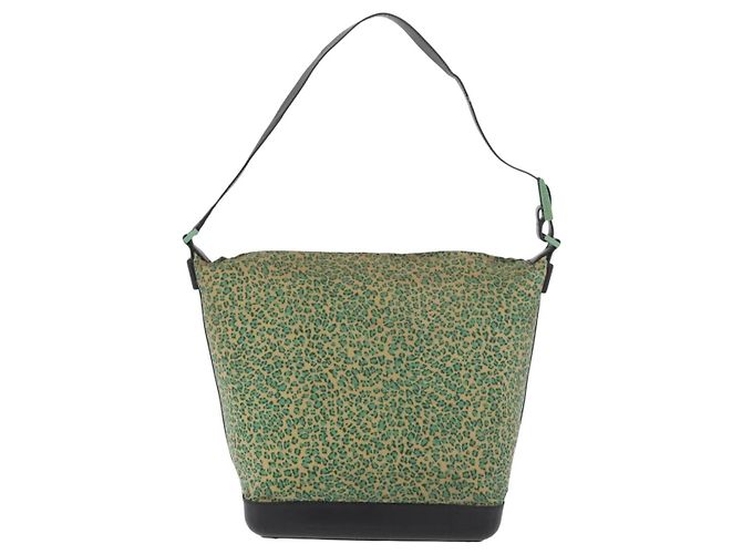 BOTTEGA VENETA Shoulder Bag Nylon Green Auth bs34945 - view 2