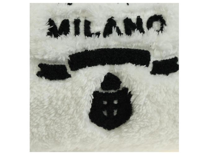 PRADA Borsa a Mano Pile Bianco Argento Auth 177111M - vista 19