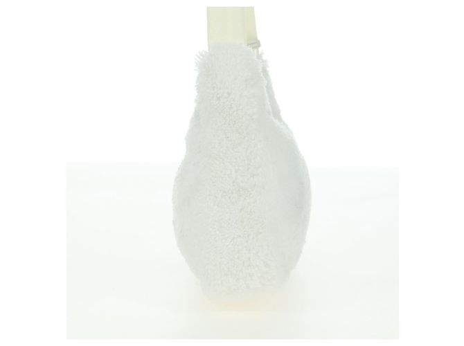 PRADA Borsa a Mano Pile Bianco Argento Auth 177111M - vista 3