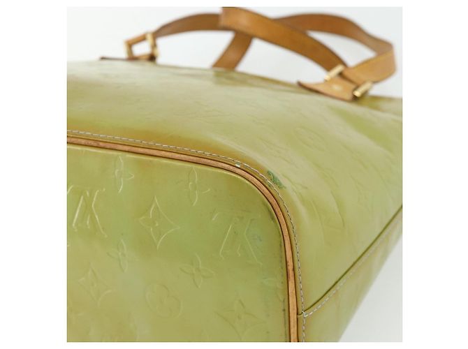 LOUIS VUITTON Borsa a Mano Monogram Vernis Houston Blu Baby M91005 LV Auth 178479 Blu chiaro - vista 15