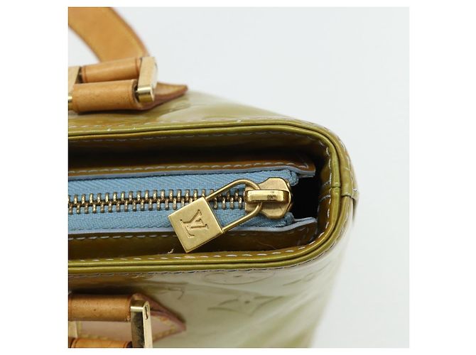LOUIS VUITTON Borsa a Mano Monogram Vernis Houston Blu Baby M91005 LV Auth 178479 Blu chiaro - vista 17