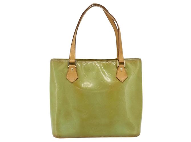 LOUIS VUITTON Borsa a Mano Monogram Vernis Houston Blu Baby M91005 LV Auth 178479 Blu chiaro - vista 2