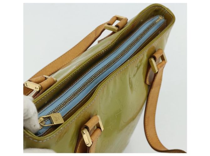 LOUIS VUITTON Borsa a Mano Monogram Vernis Houston Blu Baby M91005 LV Auth 178479 Blu chiaro - vista 6