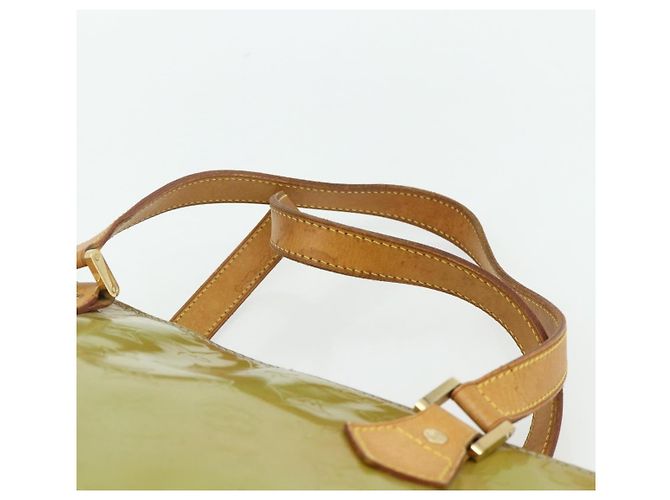 LOUIS VUITTON Borsa a Mano Monogram Vernis Houston Blu Baby M91005 LV Auth 178479 Blu chiaro - vista 8