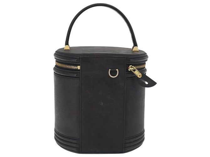 LOUIS VUITTON Borsa a Mano Epi Cannes Nera M48032 LV Auth ka4254 Nero - vista 2